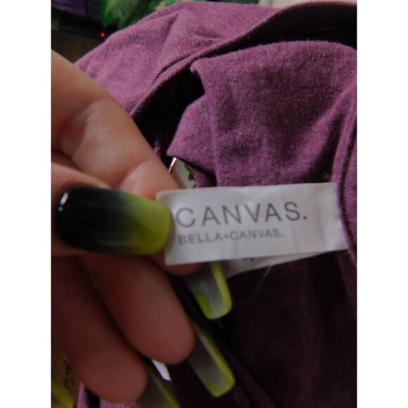 Bella + Canvas Hocus Pocus Tee Sz S Purple Witch Halloween Shirt - Picture 10 of 11